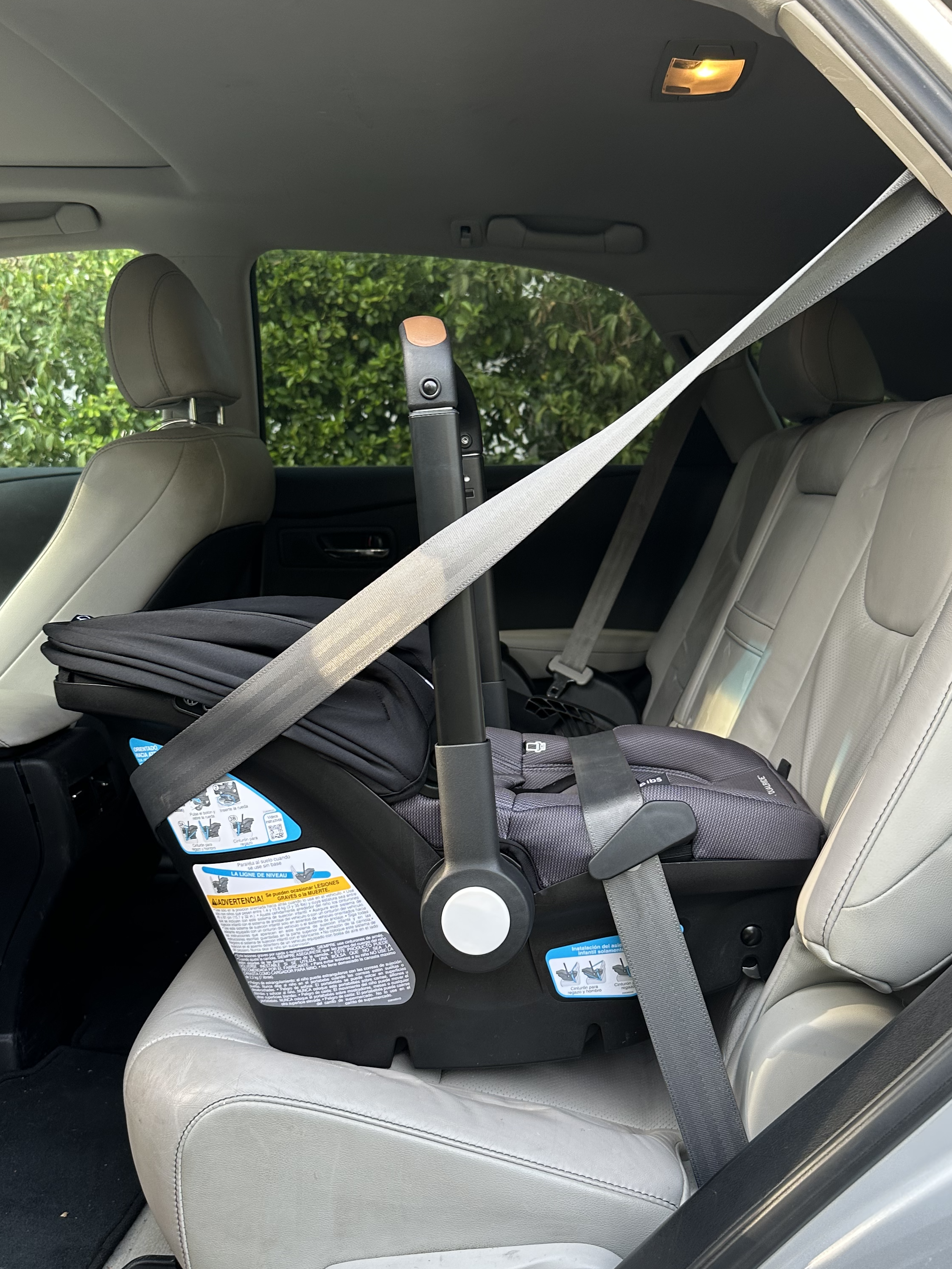 Evenflo Shyft DualRide Car Seat Review | Installed baseless without the wheels attached