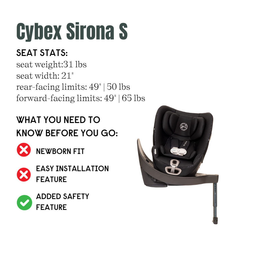 Cybex Sirona S Best Convertible Car Seats