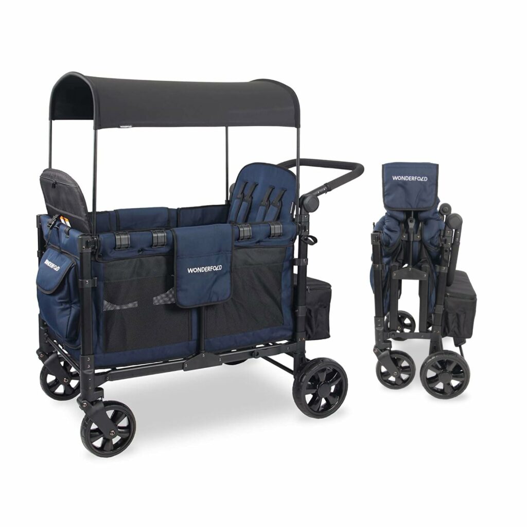 WONDERFOLD W4 Elite Quad Stroller Wagon
