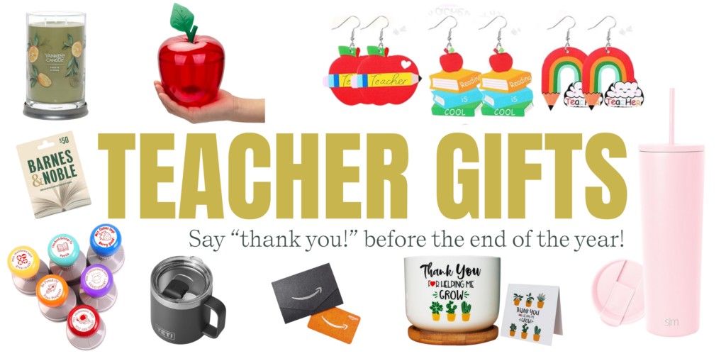 best teacher gifts | Safe in the Seat Shop Links